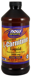 L-Carnitine Liquid (Citrus), 3000 mg, 16 Fl. Oz.