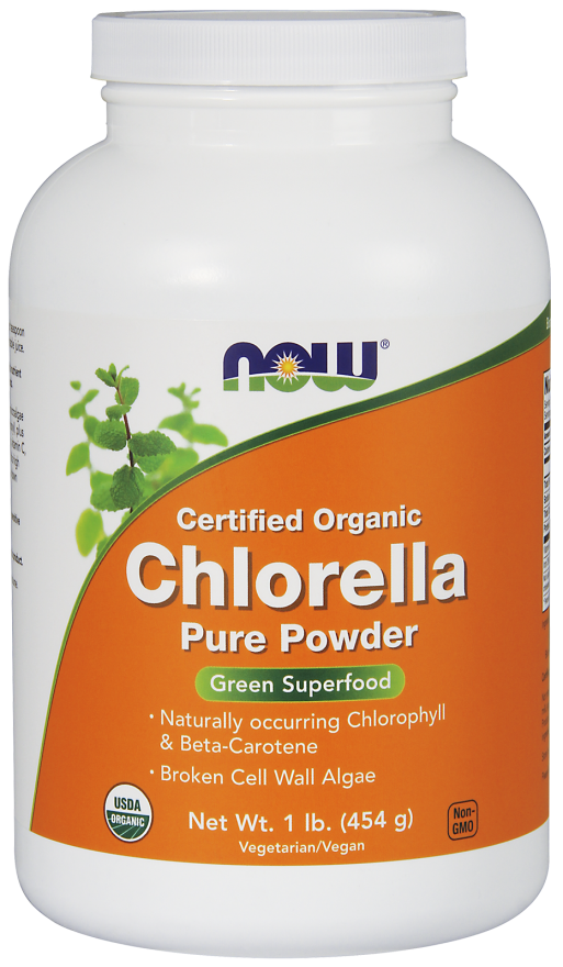 Chlorella Powder, Certified Organic, 1 Lb.